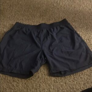 RHONE Dark Blue Performance Shorts LG